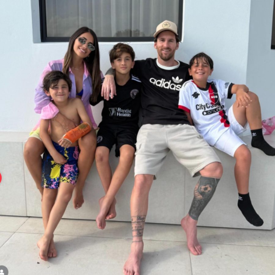 মেসির পরিবার।