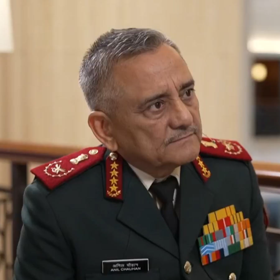 Chief of Defence Staff General Anil Chauhan stated that Operation Sindoor is continuing despite a decrease in operational intensity