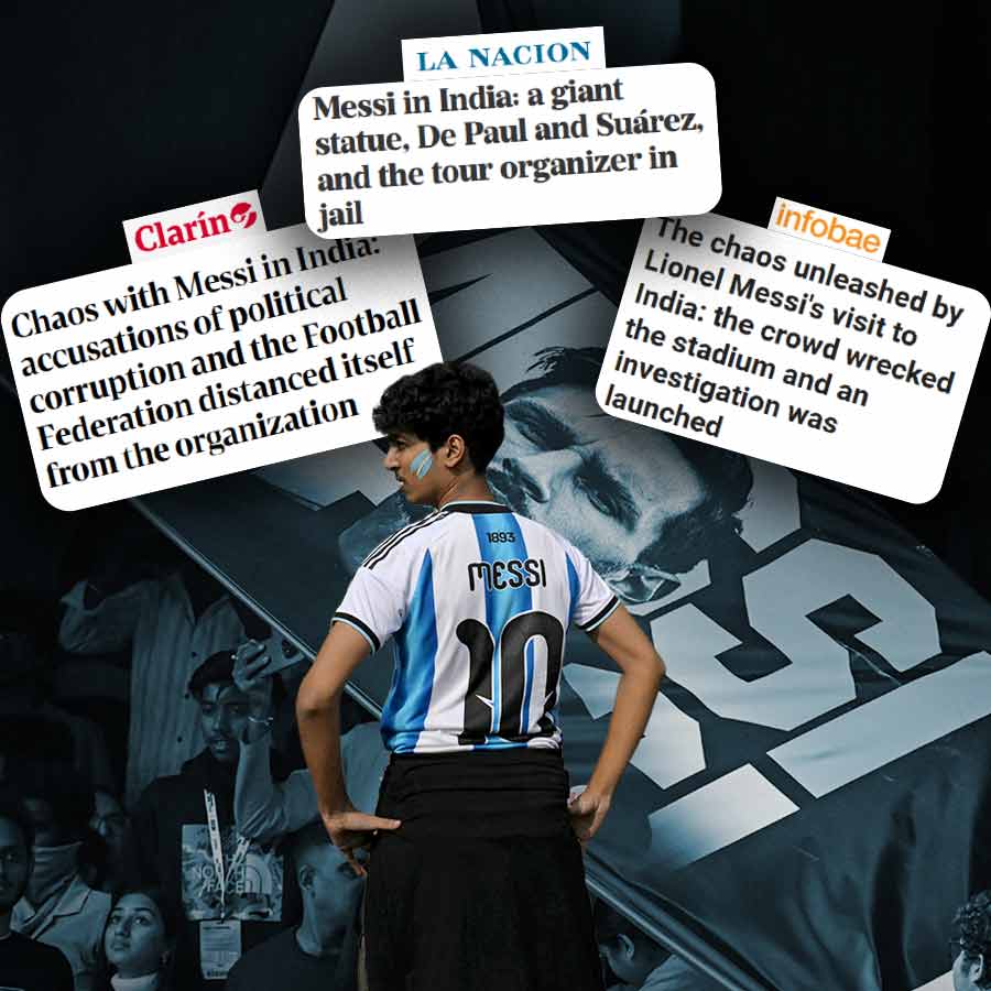 Argentina Media covering Yuva Bharati Krirangan incident