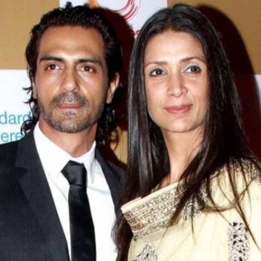 Arjun Rampal and Mehr Jesia