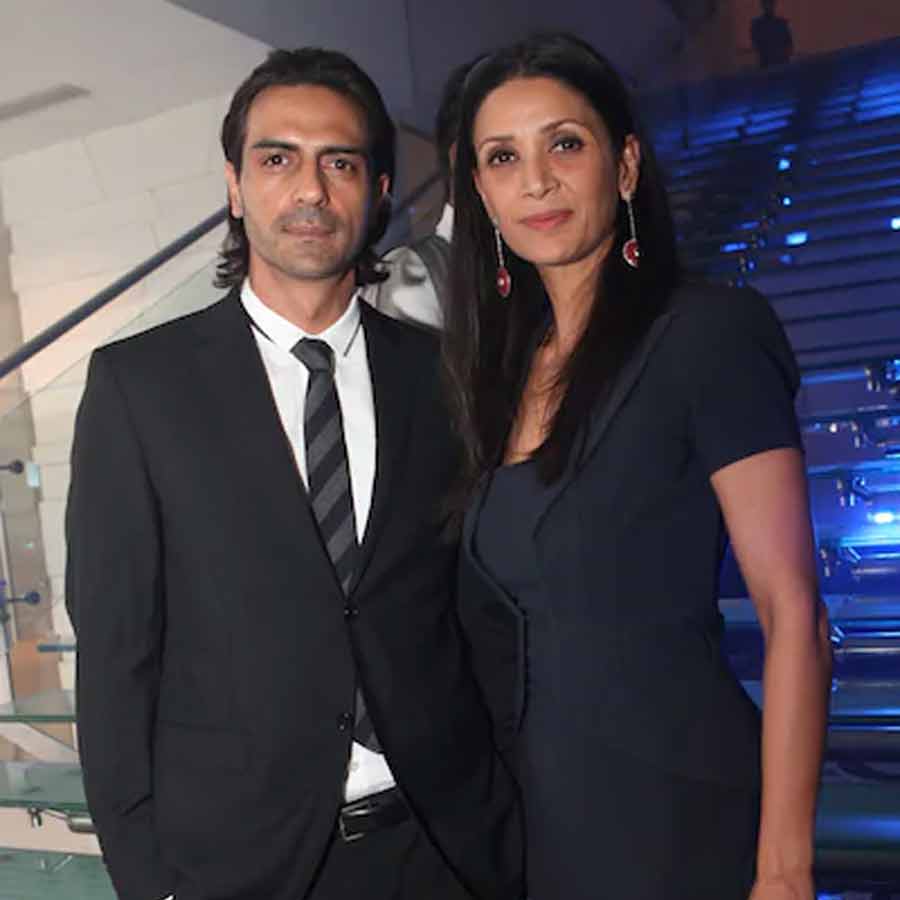 Arjun Rampal and Mehr Jesia