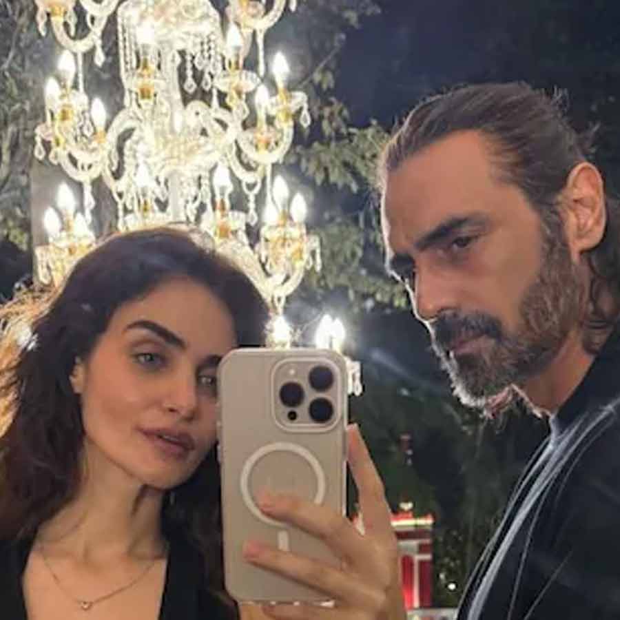 Arjun Rampal and Gabriella Demetriades