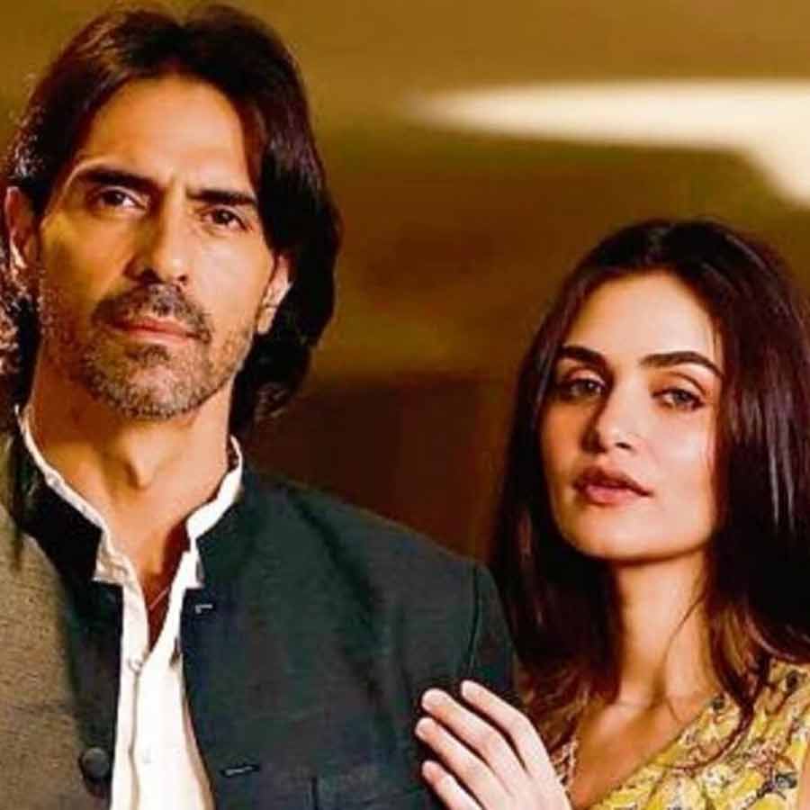 Arjun Rampal and Gabriella Demetriades