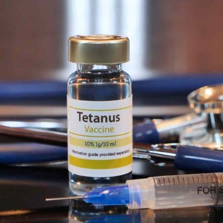 After getting hurt by an iron object, do we need to take a tetanus injection