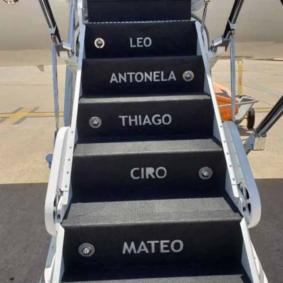 Messi’s private jet