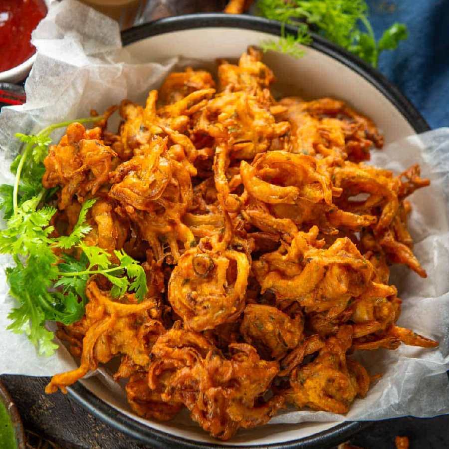 Try new food and recipe  with leftover pakora dgtl