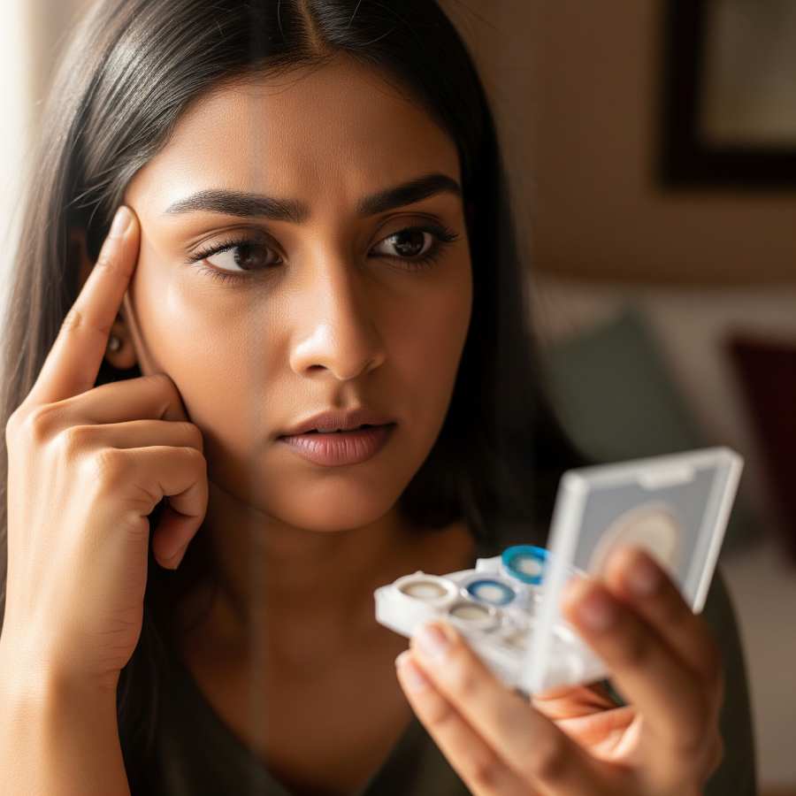 লেন্স থেকে হতে পারে ব্যাক্টেরিয়াল সংক্রমণ।