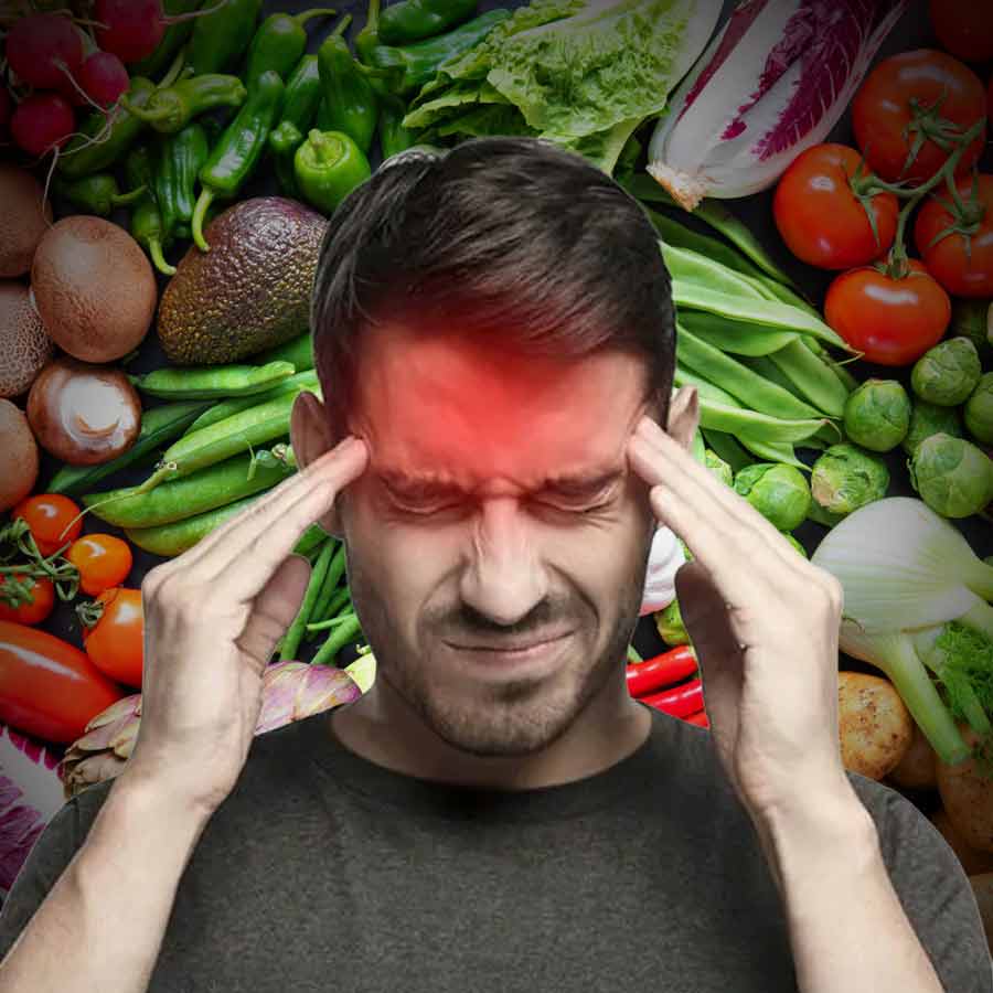 Certain foods like Tomatoes, onions and potatoes can trigger Migraine