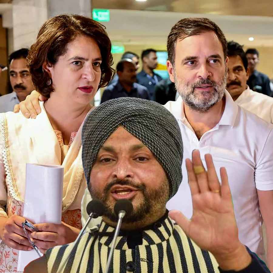 Union Minister Ravneet Singh Bittu claims a rift inside Congress between Rahul Gandhi and Priyanka Gandhi Vadra