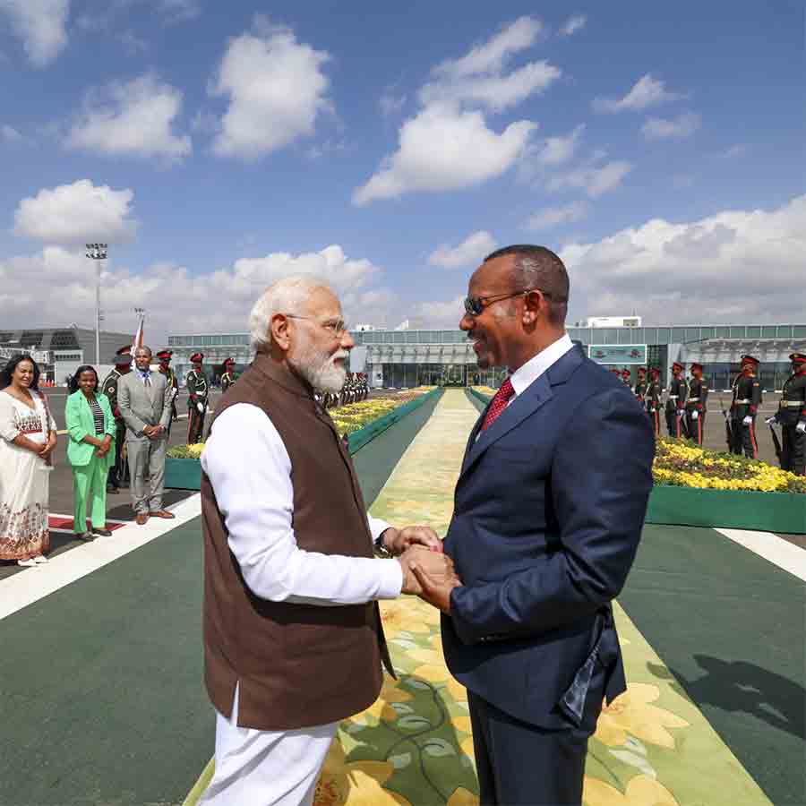 Three MoUs were signed between India and Ethiopia
