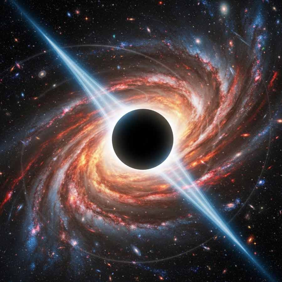 Scientists discover a black hole is running through the space dgtl
