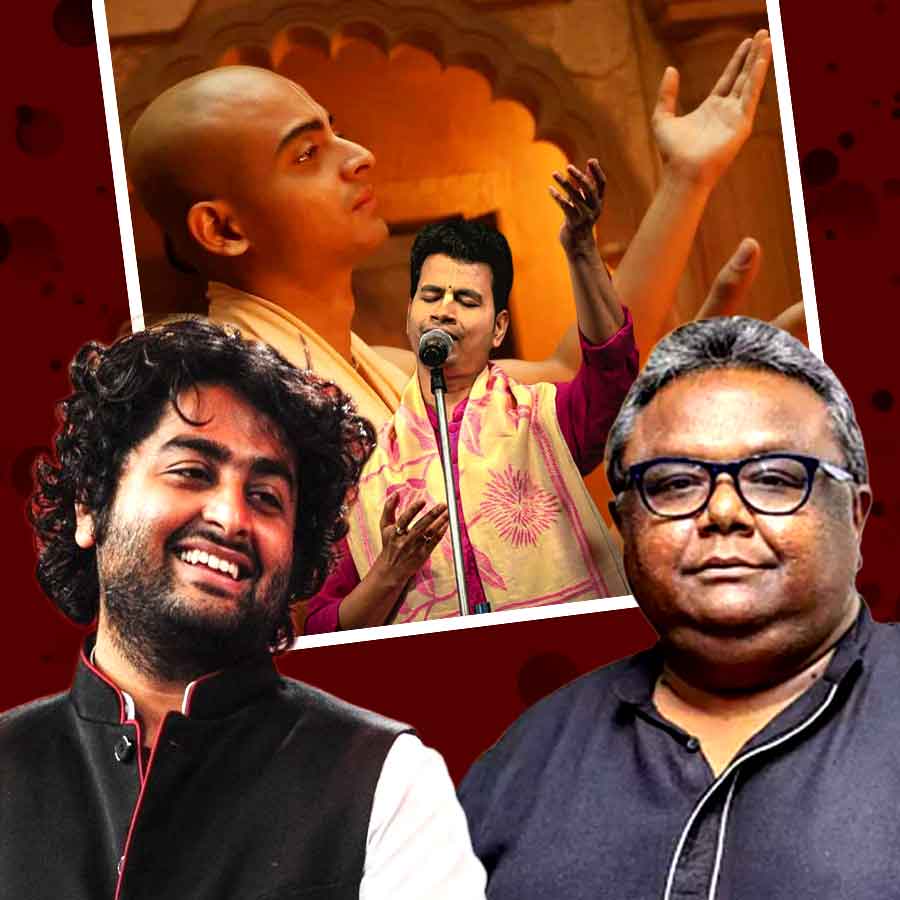 ‘লহ গৌরাঙ্গের নাম রে’তে অরিজিৎ সিংহ প্রথম কীর্তন গাইলেন ইন্দ্রদীপ দাশগুপ্তের সুরে।