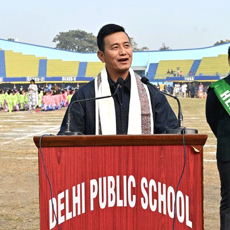 The 21st Annual Sports Meet of DPS Ruby Park School, with Baichung Bhutia as the chief guest dgtl