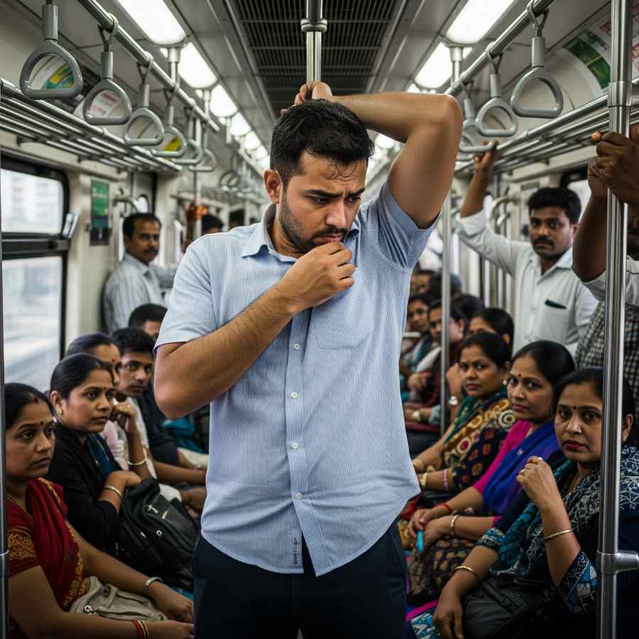 What is anxiety-related or Stress-related sweating dgtl