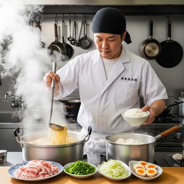 জাপানি পন্থায় রান্না।