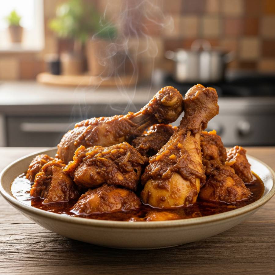 Easy recipe of Achari chicken without ginger and garlic dgtl