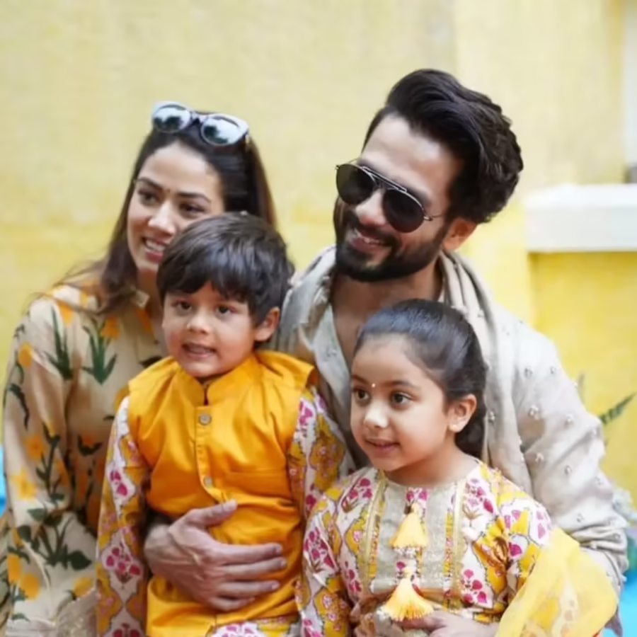 How do Shahid Kapoor and Mira Rajput take care of their children with healthy habits