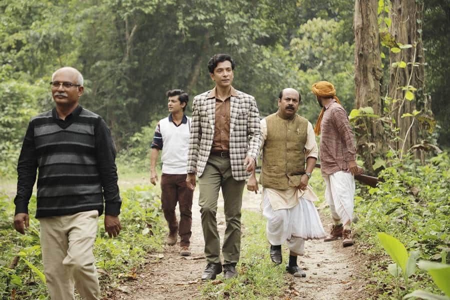 সুন্দরবনে শুটিংয়ের মুহূর্তে টিম ফেলুদা।