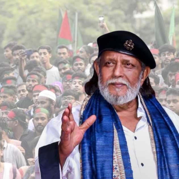 Actor Mithun Chakraborty’s reaction on ongoing tension in Bangladesh dgtl