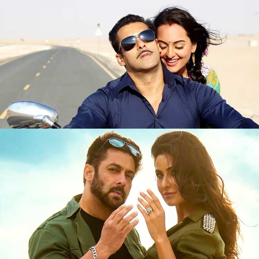 Salman Khan, Sonakshi Sinha and Katrina Kaif