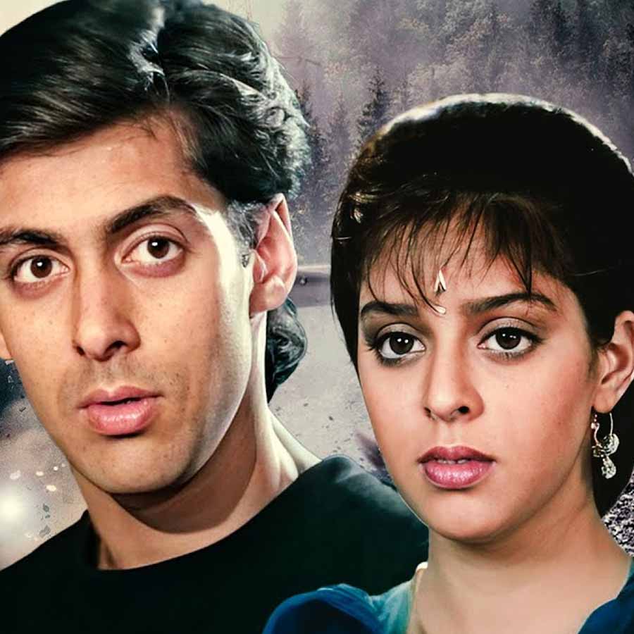 Salman Khan with Nagma