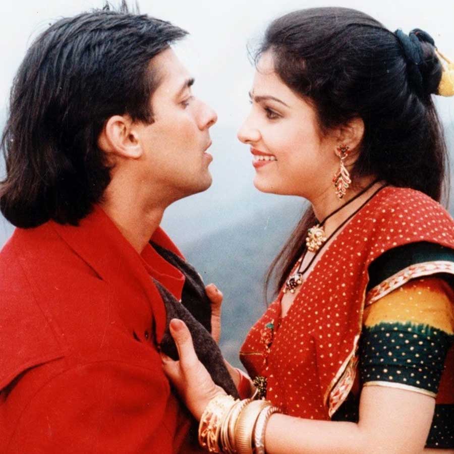 Salman Khan with Ayesha Jhulka