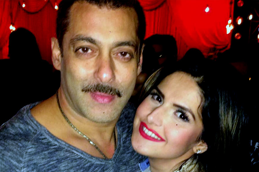 Salman Khan with Zareen Khan