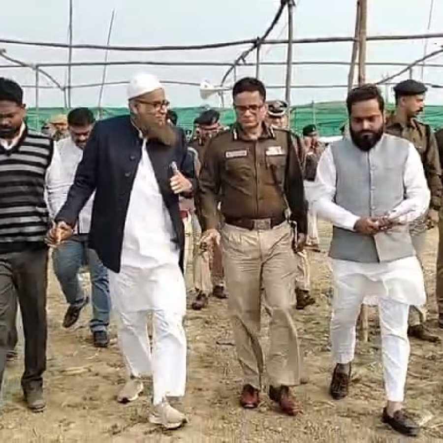 DG Rajeev Kumar visited the site of the Muslim religious festival in Hooghly