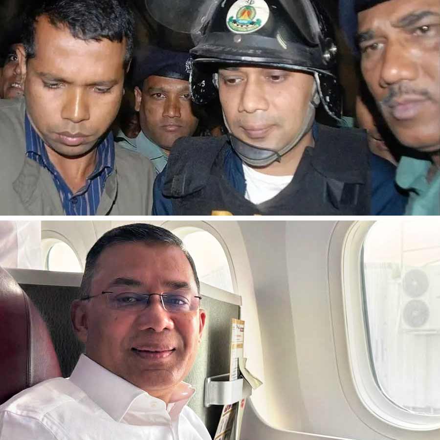 What are the reasons behind BNP leader Tarique Rahman’s move to London in 2008 dgtl