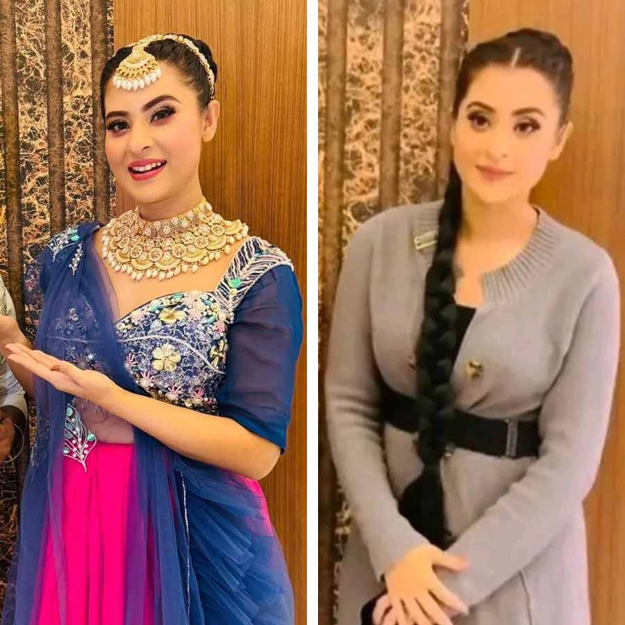 শবনম বুবলীর ভাইরাল ছবি।