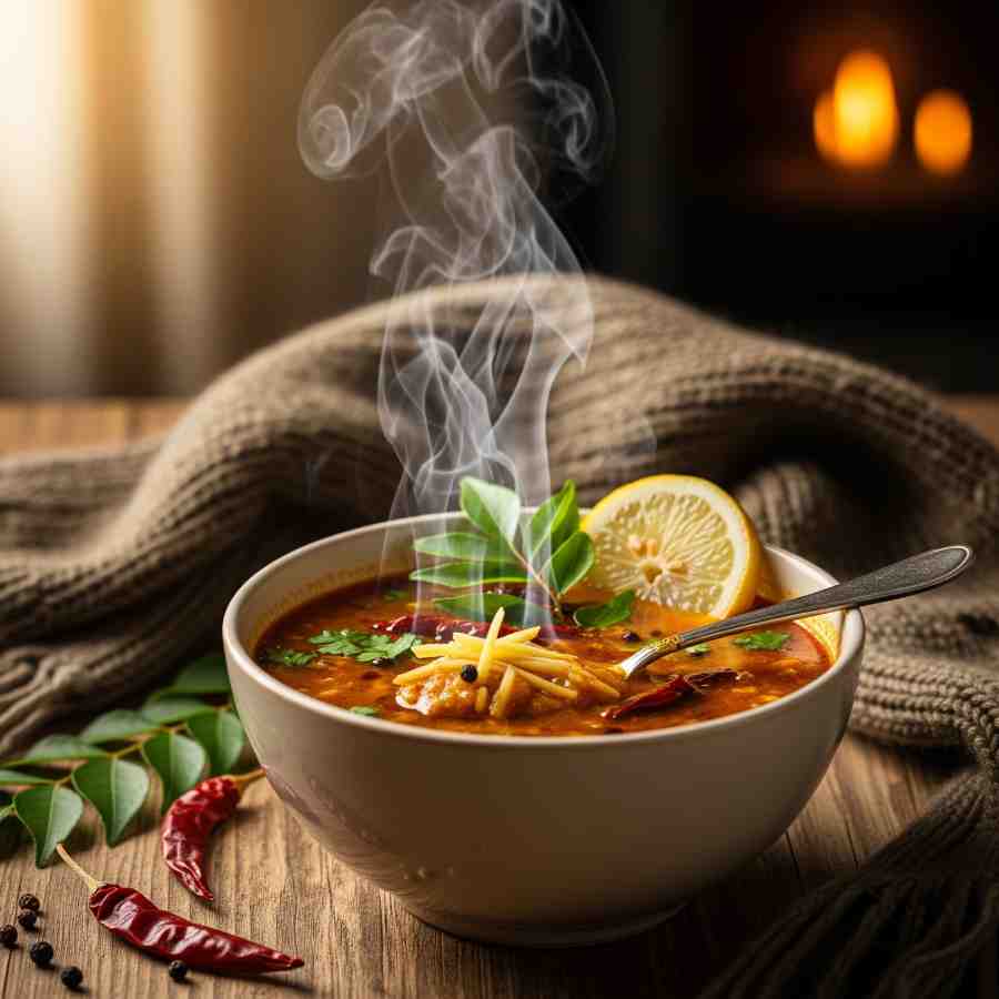 How to make Ginger Rasam and Why It\\\'s Perfect for Winter and Sore Throat
