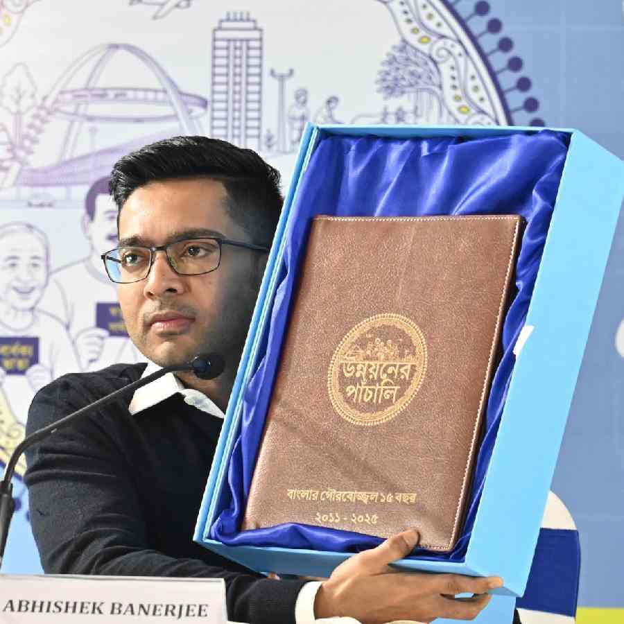 Abhishek Banerjee directs organizational function to promote 15 years of WB Government works