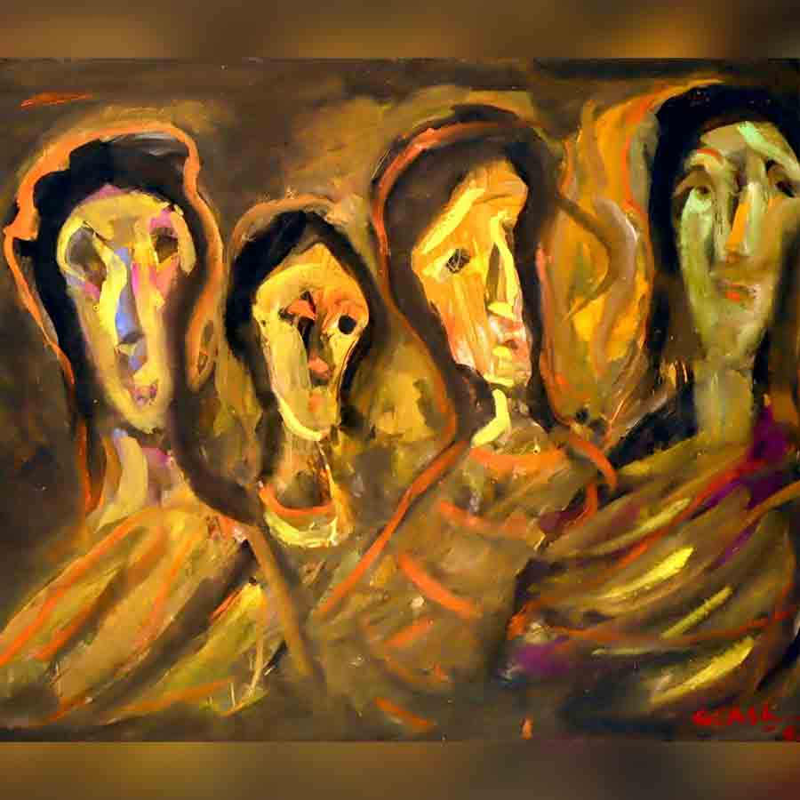 পুনরাবিষ্কার: গোবর্ধন আশের প্রদর্শনীর চিত্রকর্ম