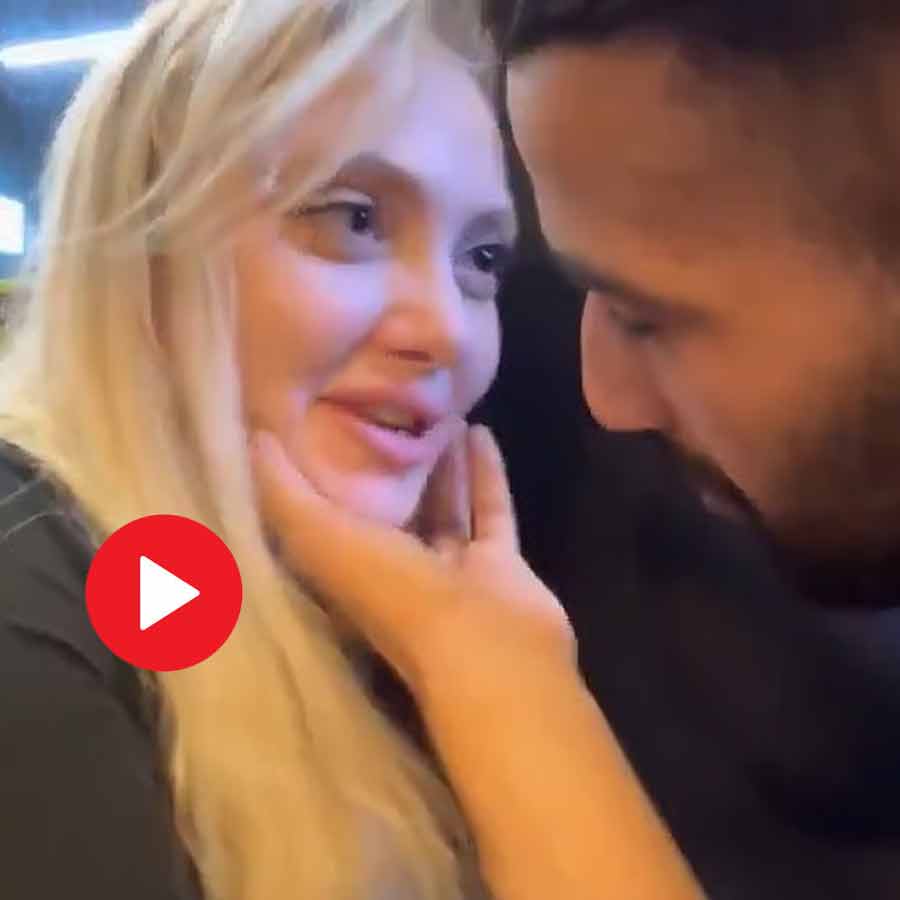 a man allegedly attempting to make an unwanted physical advance