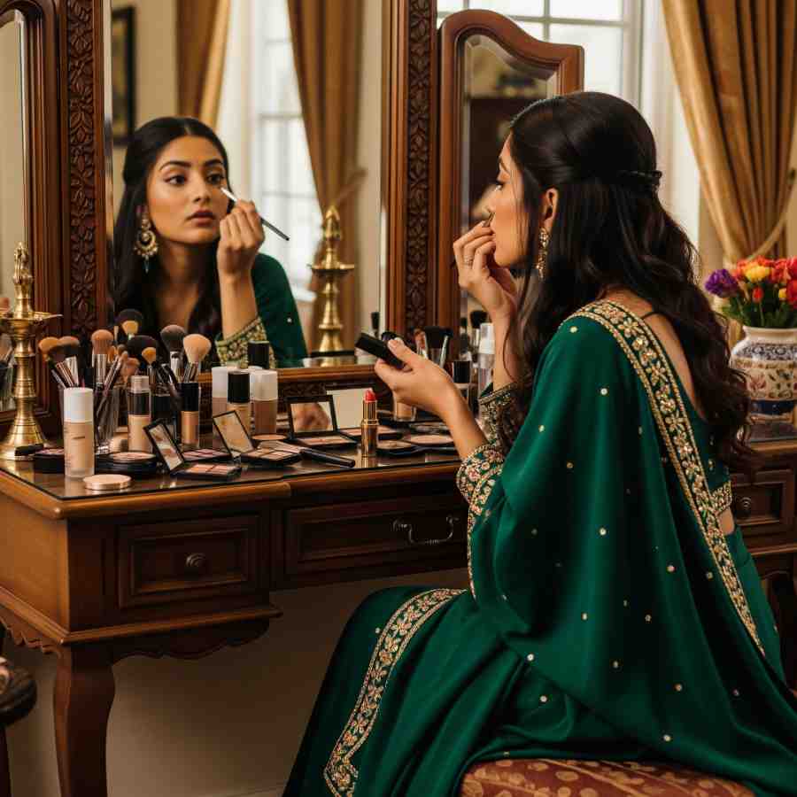 উগ্র রূপটান পছন্দ নয়, কম মেকআপেও নজর কাড়তে চান, তা হলে রইল টিপ্‌স।