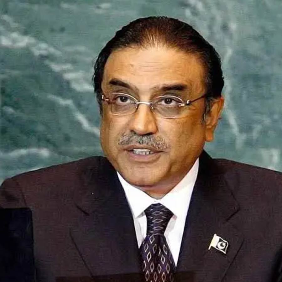 আসিফ আলি জ়ারদারি।