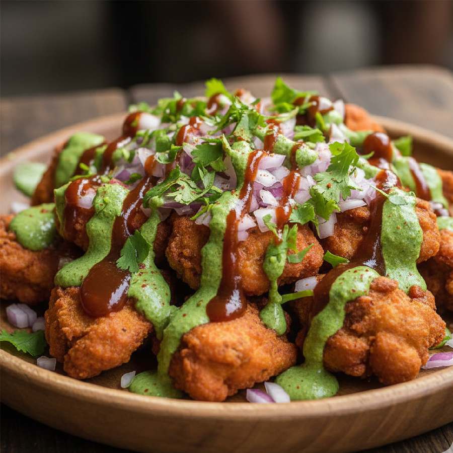 মুরগির মাংস দিয়েই বানিয়ে নিন চাট।