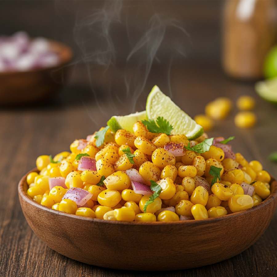 সেদ্ধ সুইটকর্ন দিয়ে ২ মিনিটেই বানিয়ে ফেলুন মুখরোচক খাবার।