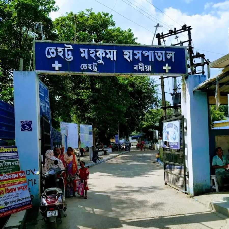 তেহট্ট মহকুমা হাসপাতালে রোগীমৃত্যু ঘিরে চাঞ্চল্য।