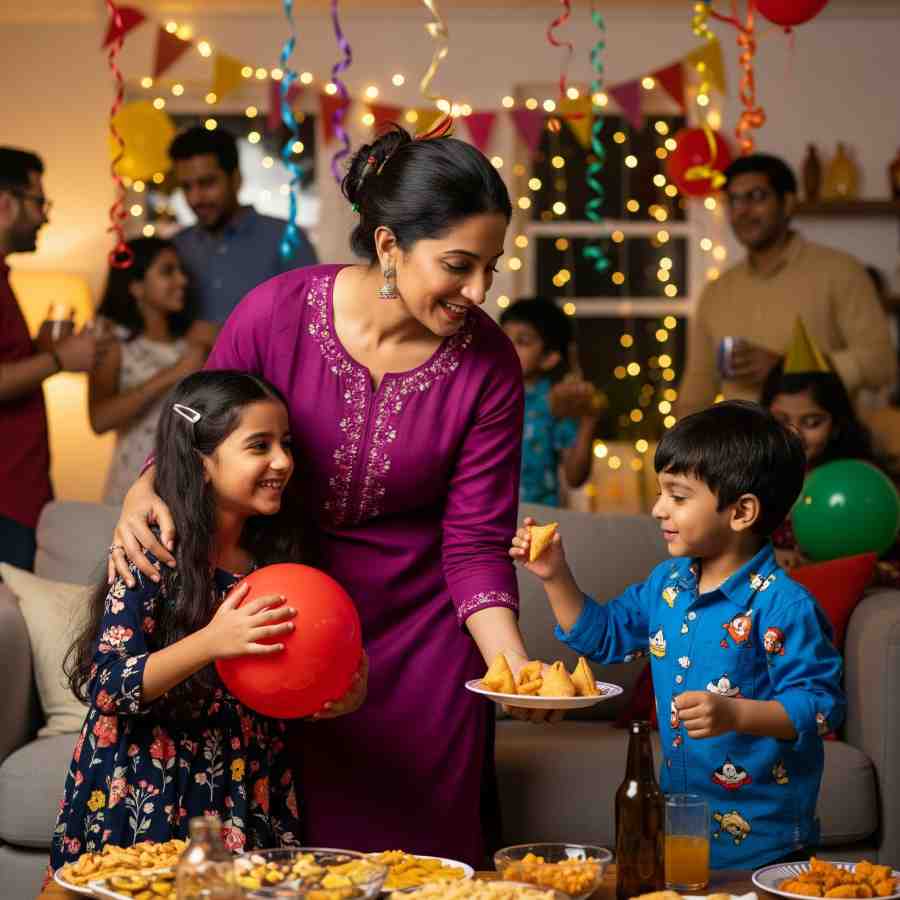 How to tackle kids at home while you are hosting a Party