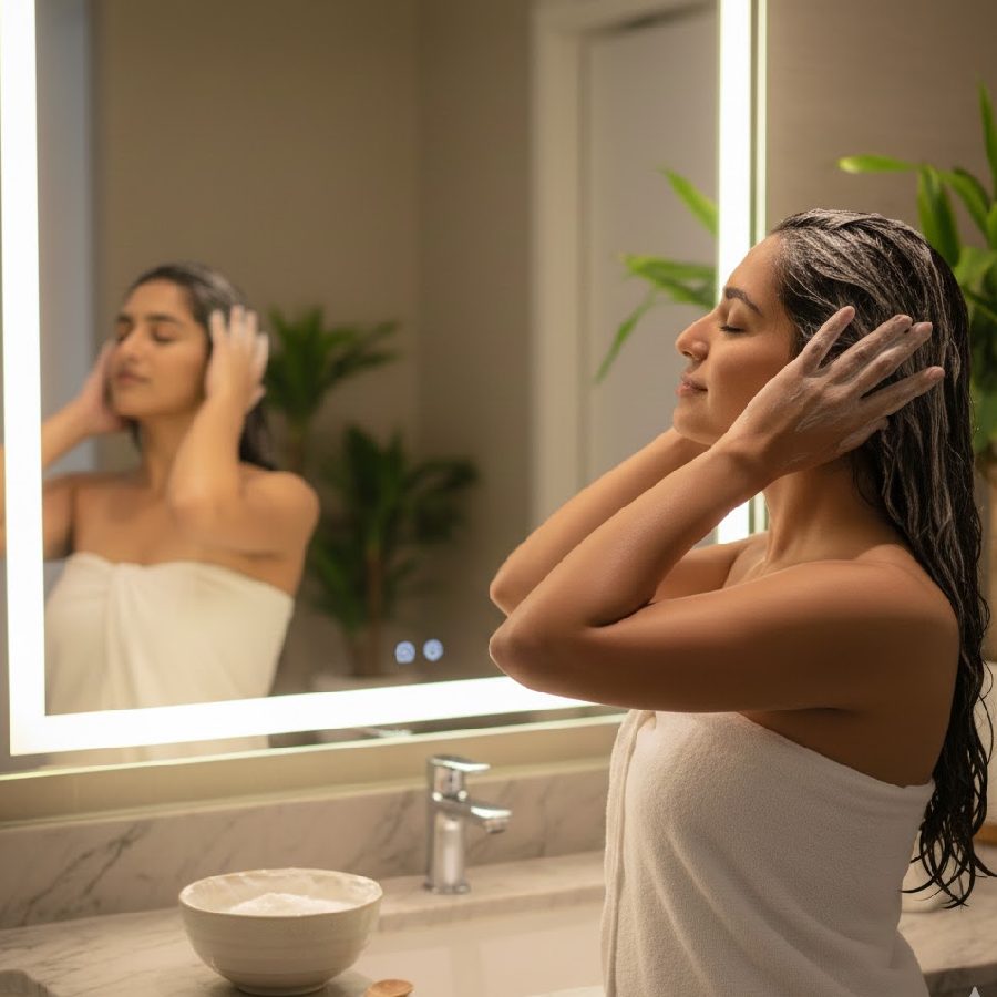 How to make methi and rice mask for hair