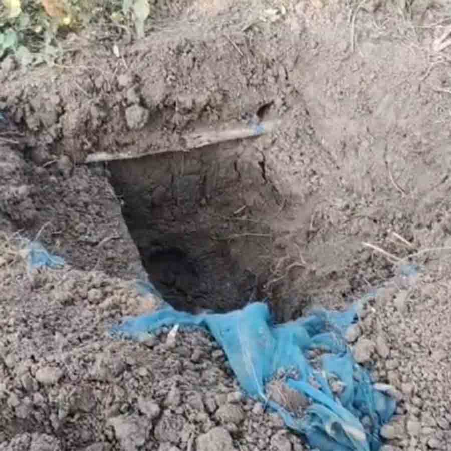 এই কবর থেকে থেকেই উধাও হয়েছে দেহ।