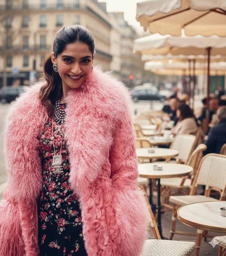 অভিনেত্রী সোনম কপূরের মতো ফারের কােটও পরতে পারেন।