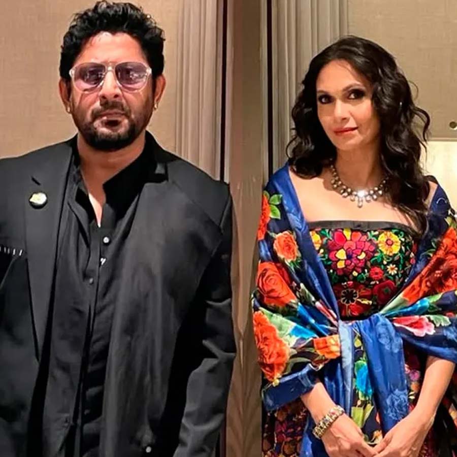 Arshad Warsi with his wife Maria Goretti