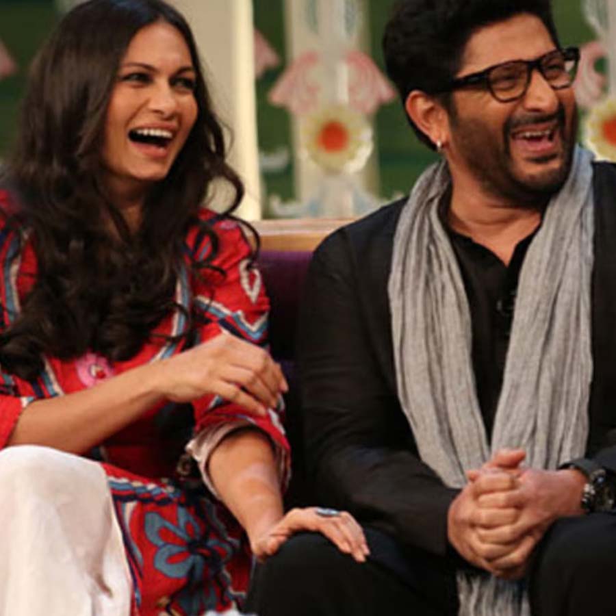Arshad Warsi with his wife Maria Goretti