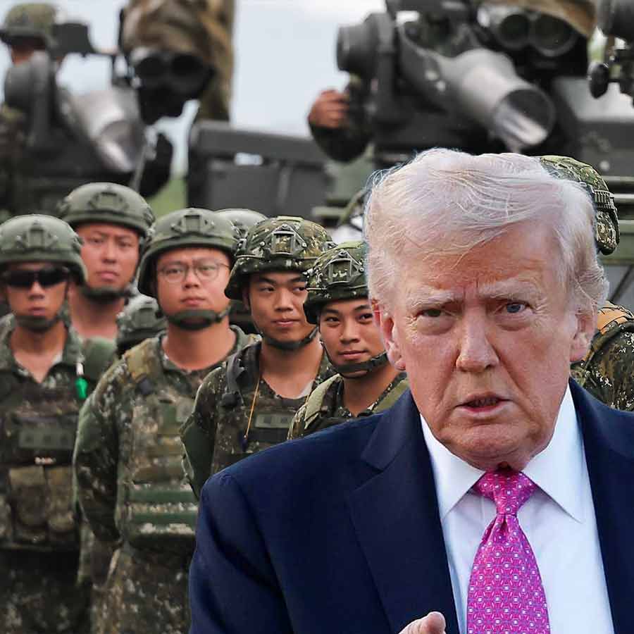 US President Donald Trump says, he is not worried about Chinese military drills around Taiwan