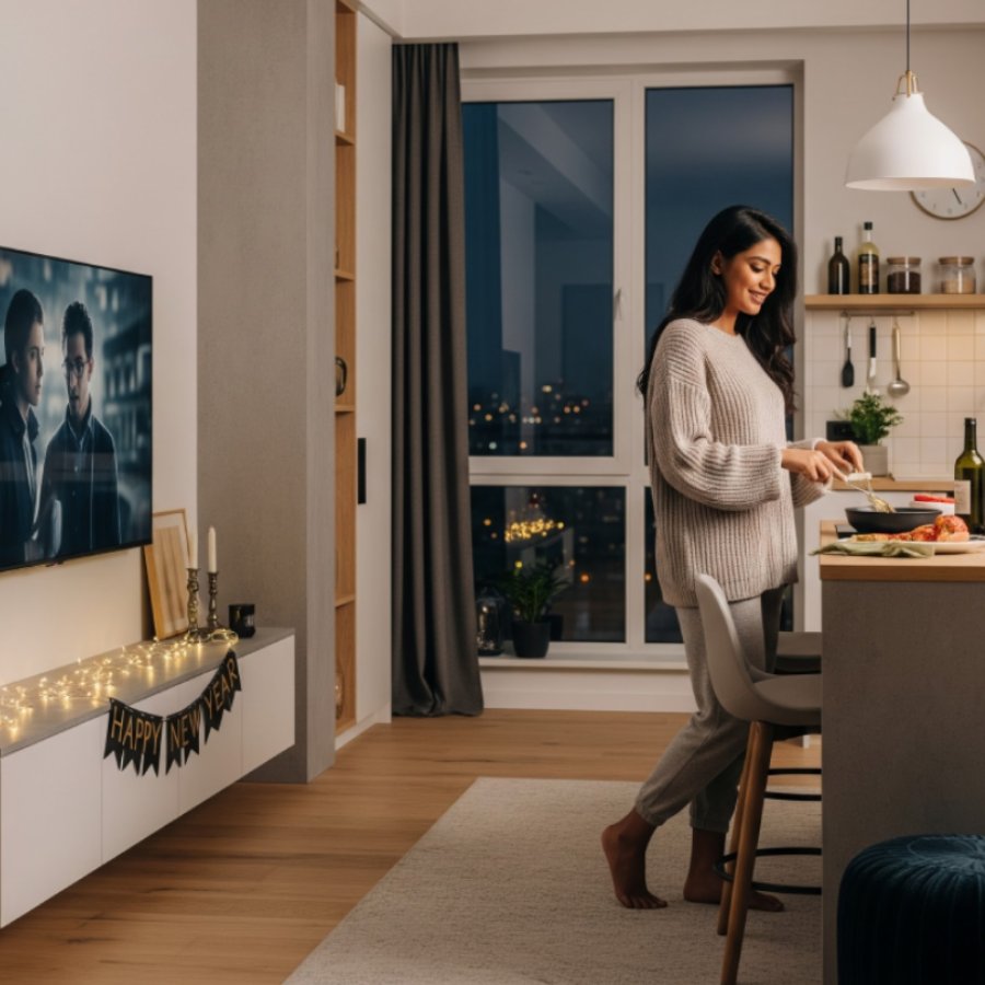 একা একা বর্ষবরণ করার কয়েকটি কৌশল।