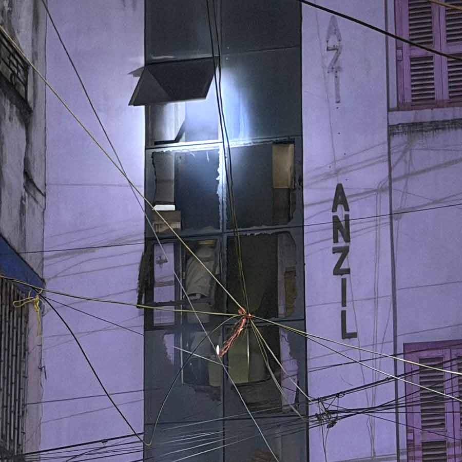 Fire at Chandni Chowk in Kolkata on Monday, brought under control by fire brigade