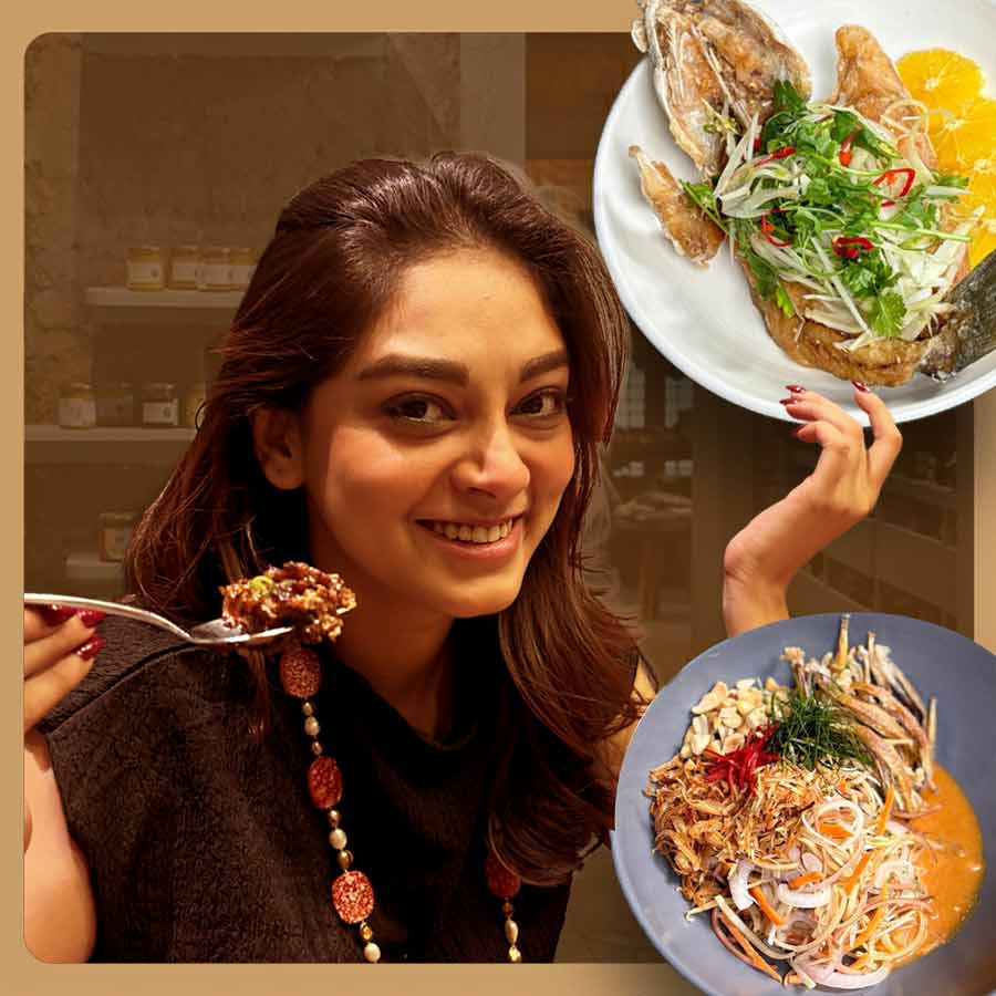 সিয়েনার খাবারে মুগ্ধ বিবৃতি চট্টোপাধ্যায়।