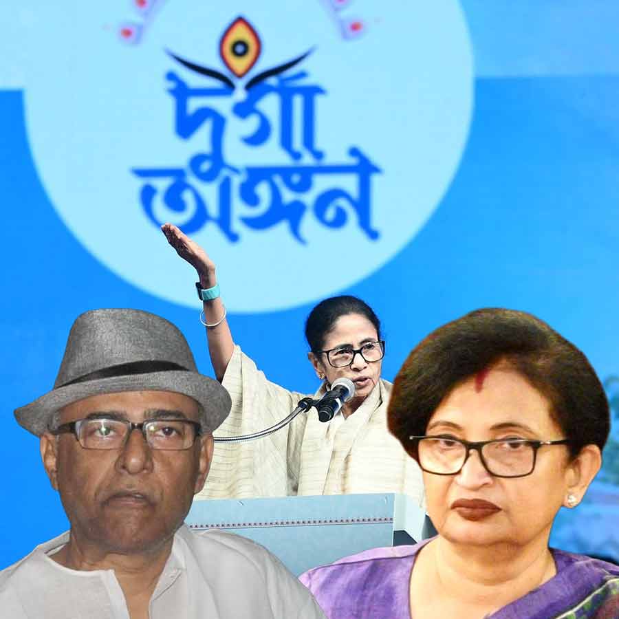 case will be filed against the construction of Durga Angan in New Town, said former minister Gautam Deb